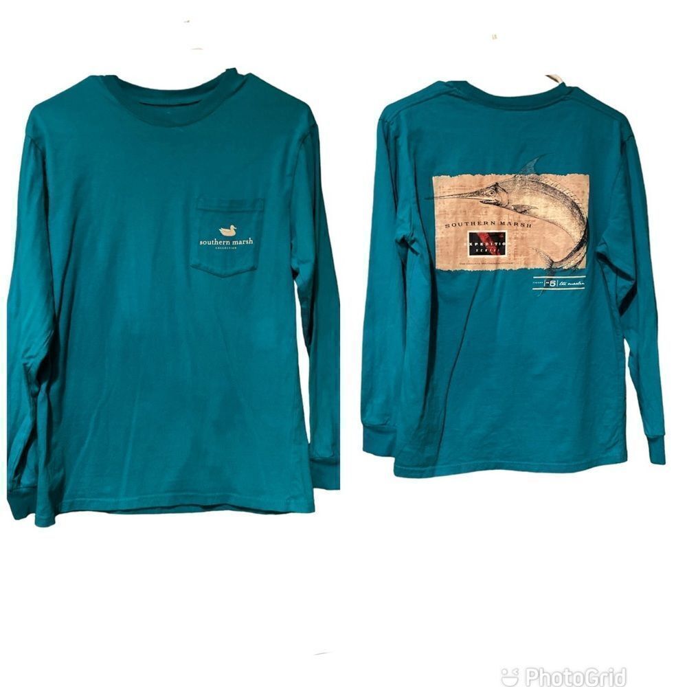 Southern Marsh Long Sleeve T Shirt Size Small